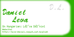 daniel leva business card
